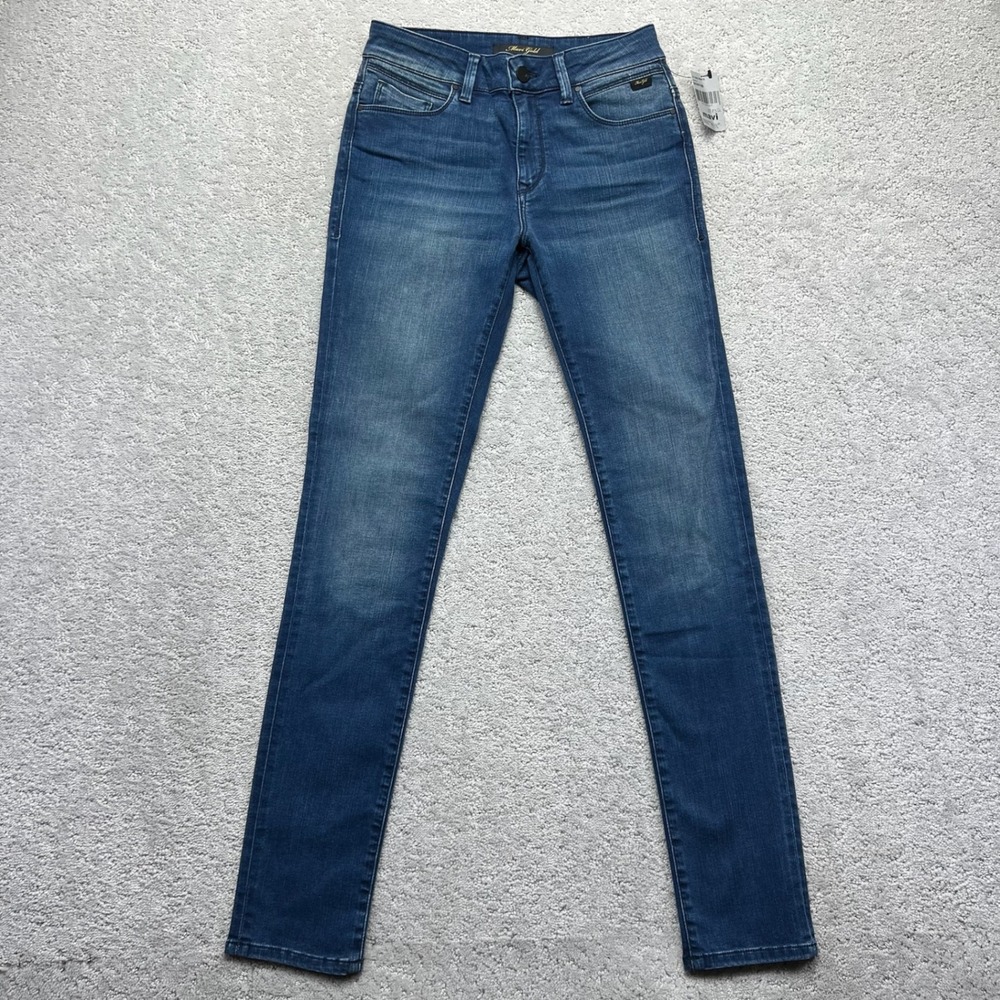 Mavi Gold Jeans Womens 27/32 Blue Denim Stretch Alissa High Rise Skinny NWT
